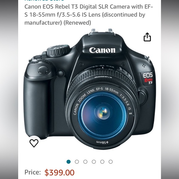 Canon EOS Rebel T3 Digital SLR Camera - Picture 13 of 14